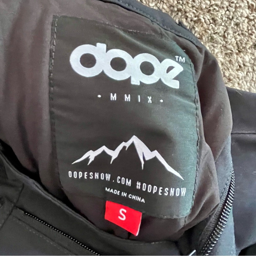 DOPE Women Black Breathable Ski Pants Outershell Waterproof Naturally Insulated - Picture 5 of 15